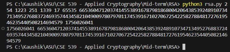 Output for above command Output for above command